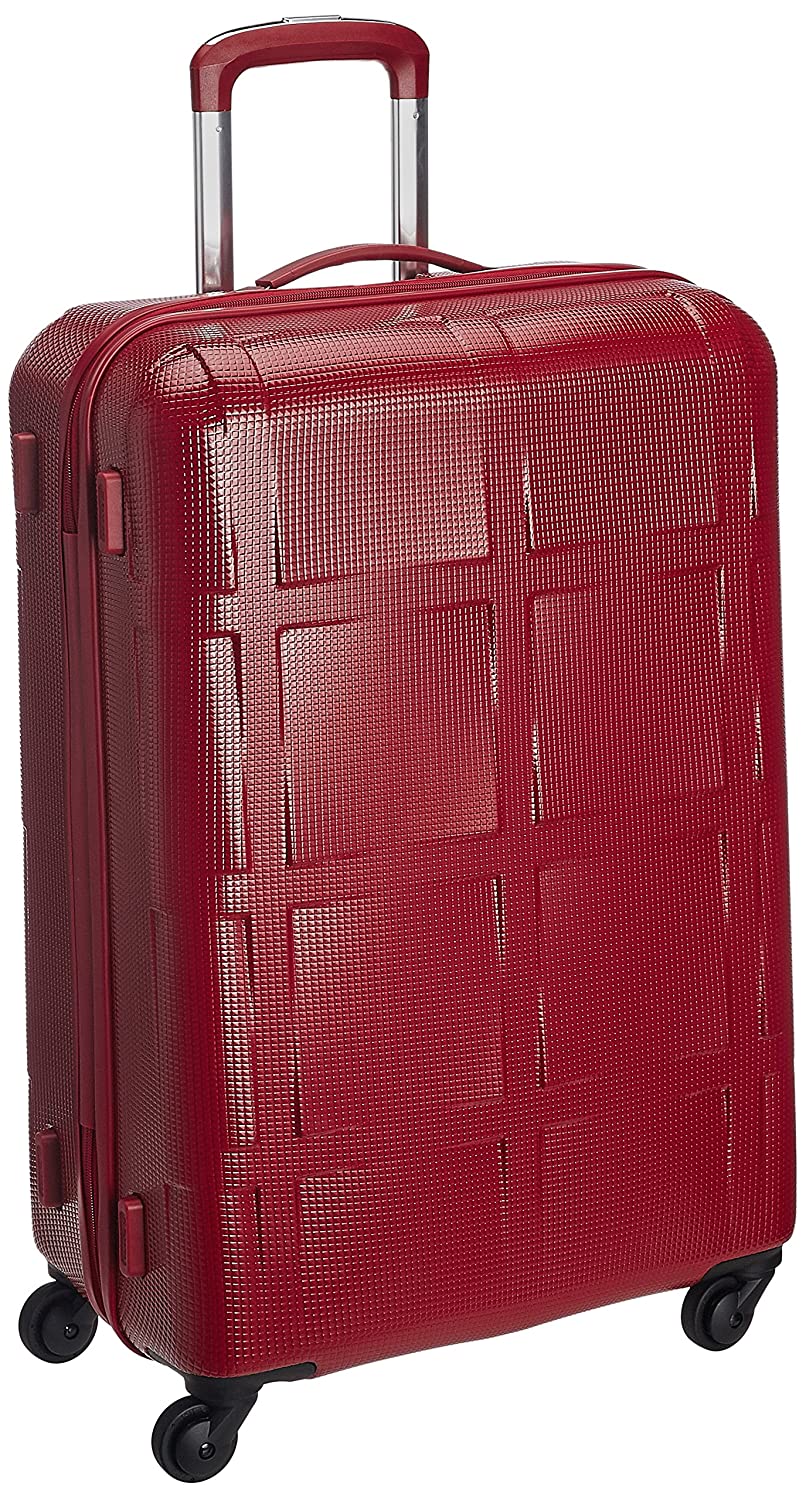 Echolac David Medium Red Hard Sided Check-In Suitcase Trolley 69cm(PC066) Echolac New